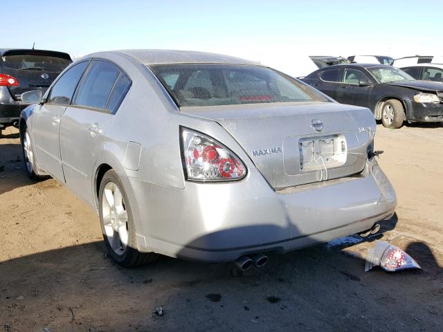 1N4BA41E16C806143 - 2006 NISSAN MAXIMA SE SILVER photo 3