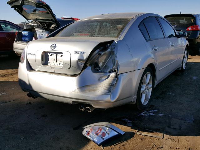 1N4BA41E16C806143 - 2006 NISSAN MAXIMA SE SILVER photo 4