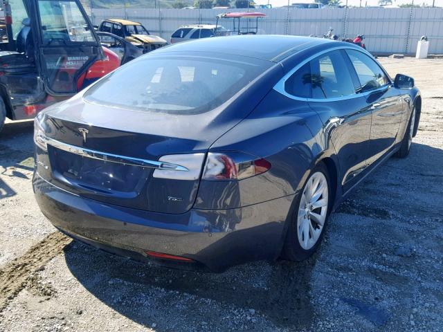 5YJSA1E24GF141073 - 2016 TESLA MODEL S GRAY photo 4