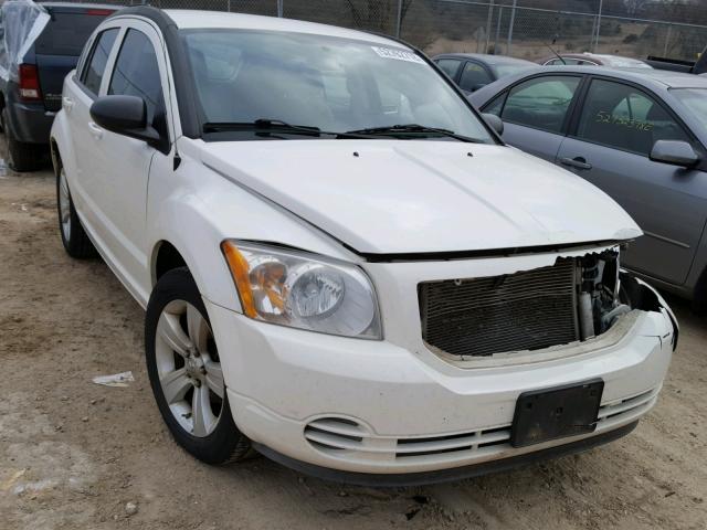 1B3CB4HA2AD632473 - 2010 DODGE CALIBER SX WHITE photo 1