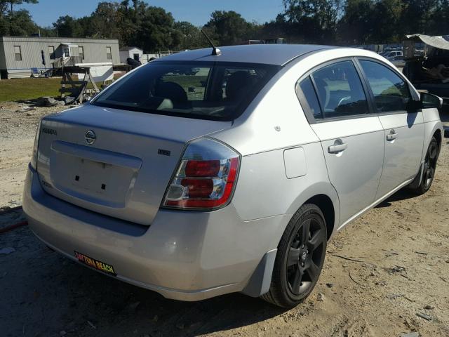 3N1AB61E39L684136 - 2009 NISSAN SENTRA 2.0 SILVER photo 4