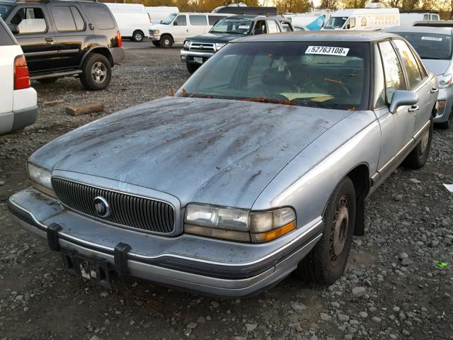 1G4HP52K1TH430941 - 1996 BUICK LESABRE CU BLUE photo 2