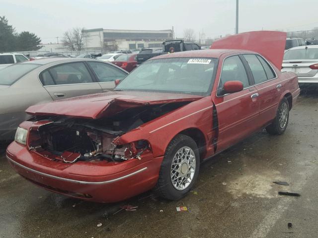 2FAFP73W4XX115345 - 1999 FORD CROWN VICT RED photo 2
