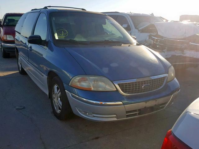 2FMZA53411BB03326 - 2001 FORD WINDSTAR S BLUE photo 1