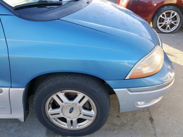 2FMZA53411BB03326 - 2001 FORD WINDSTAR S BLUE photo 9