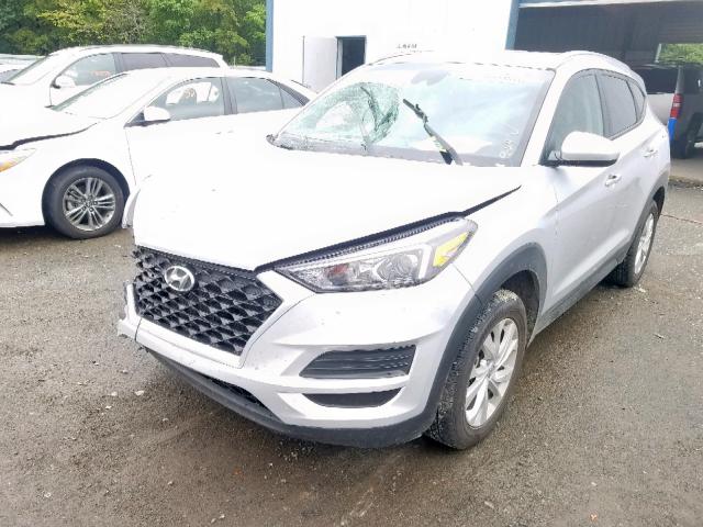 KM8J33A42KU905314 - 2019 HYUNDAI TUCSON LIM SILVER photo 2