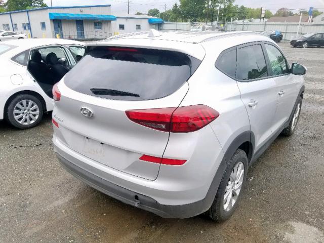 KM8J33A42KU905314 - 2019 HYUNDAI TUCSON LIM SILVER photo 4