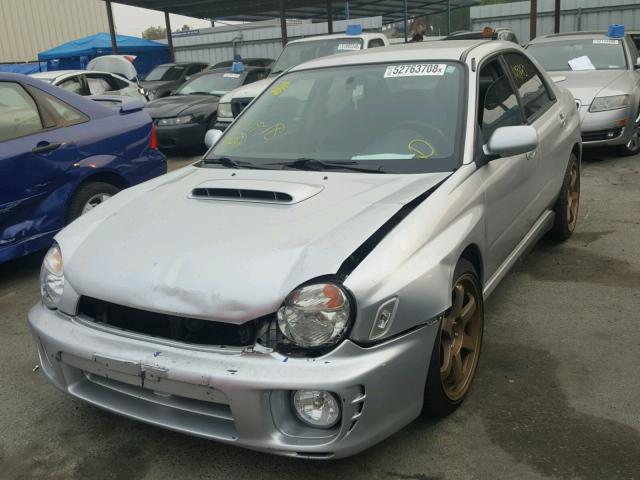 JF1GD29692G518128 - 2002 SUBARU IMPREZA WR SILVER photo 2