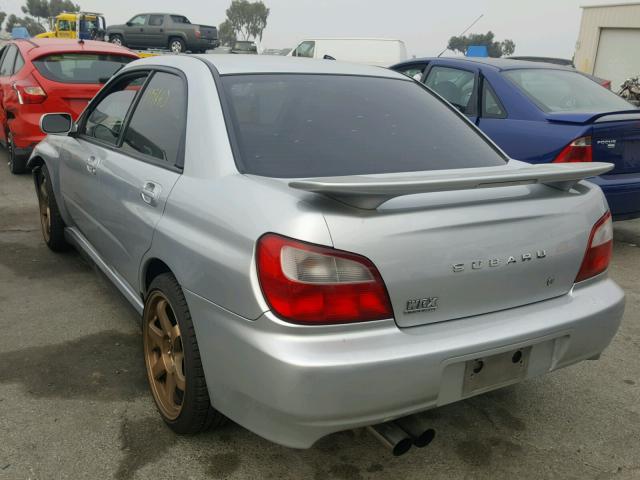 JF1GD29692G518128 - 2002 SUBARU IMPREZA WR SILVER photo 3