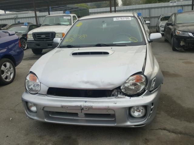 JF1GD29692G518128 - 2002 SUBARU IMPREZA WR SILVER photo 9