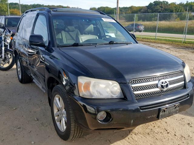 JTEEW21A960015995 - 2006 TOYOTA HIGHLANDER BLACK photo 1