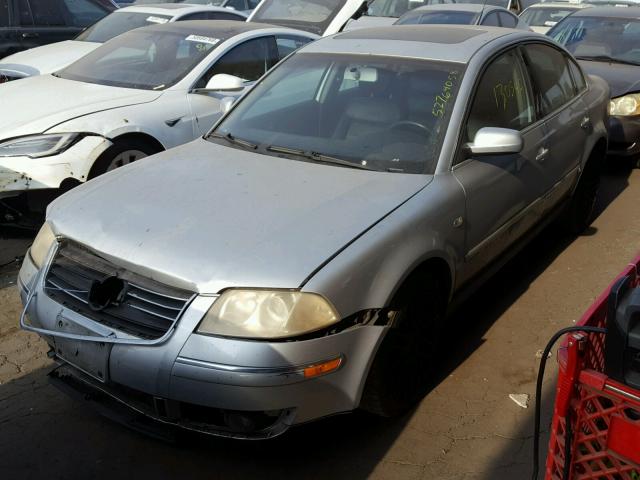 WVWPD63B33P434816 - 2003 VOLKSWAGEN PASSAT GLS SILVER photo 2