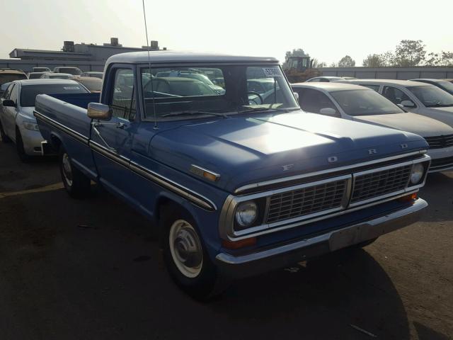 F25HRG74363 - 1970 FORD F-100 BLUE photo 1