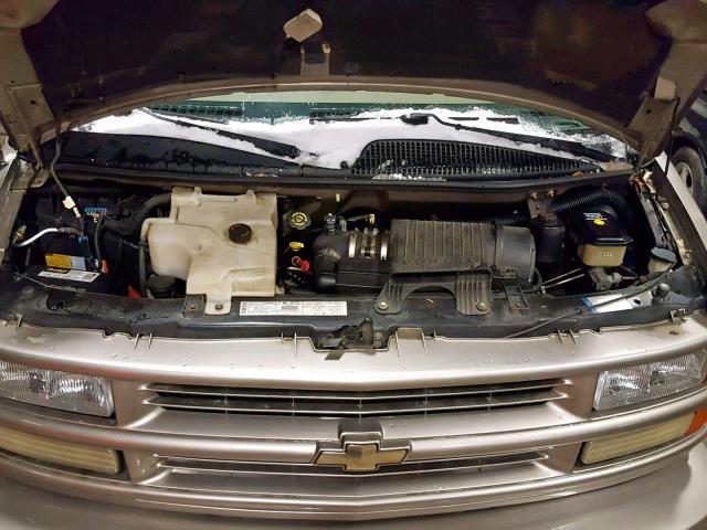 1GNFG65R411201306 - 2001 CHEVROLET EXPRESS G1 TAN photo 7