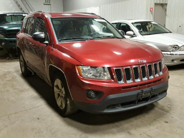 1J4NT1FB6BD138708 - 2011 JEEP COMPASS SP Қызыл фото 1