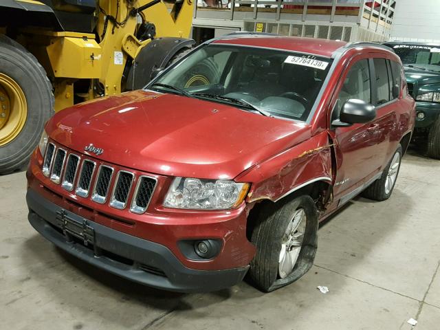 1J4NT1FB6BD138708 - 2011 JEEP COMPASS SP Қызыл фото 2