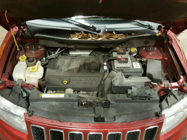 1J4NT1FB6BD138708 - 2011 JEEP COMPASS SP Қызыл фото 7