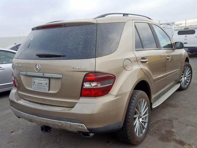 4JGBB22E78A418922 - 2008 MERCEDES-BENZ ML 320 CDI GOLD photo 4