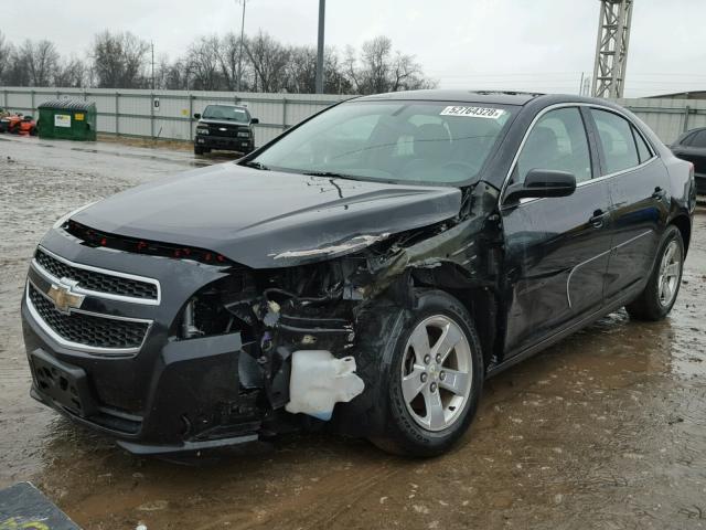 1G11B5SAXDF348479 - 2013 CHEVROLET MALIBU LS 黑色 照片 2