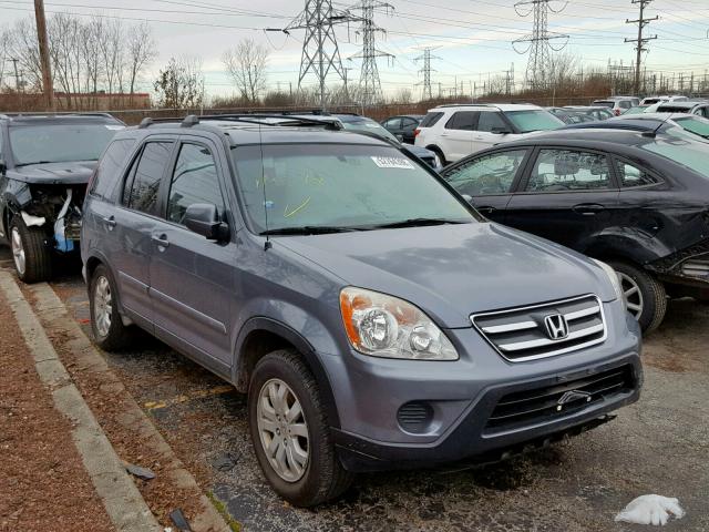 JHLRD78976C003978 - 2006 HONDA CR-V SE GRAY photo 1