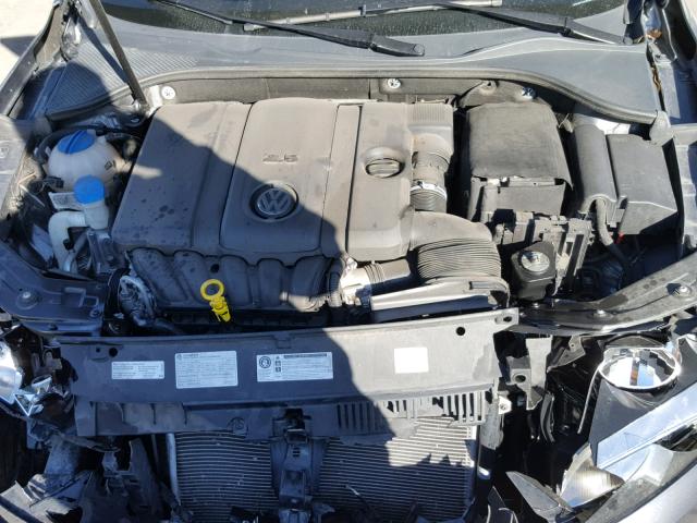 1VWAP7A31EC024330 - 2014 VOLKSWAGEN PASSAT S GRAY photo 7