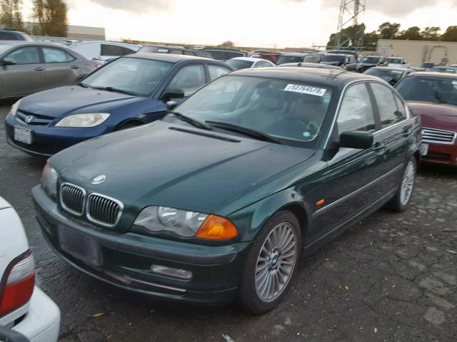 WBAAV53441FJ65790 - 2001 BMW 330 I GREEN photo 2