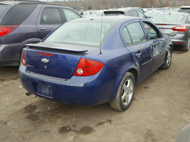 1G1AL55F277305287 - 2007 CHEVROLET COBALT LT BLUE photo 4