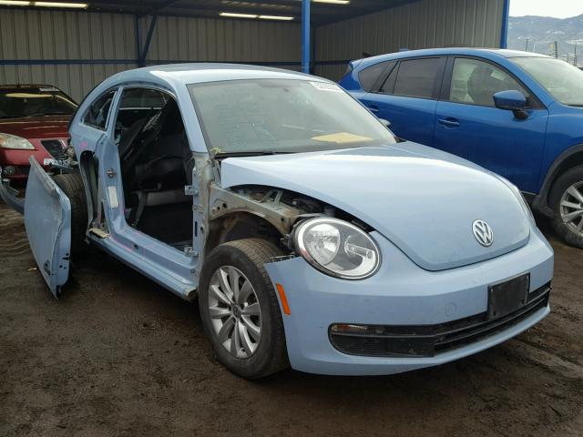 3VWF17AT7FM639150 - 2015 VOLKSWAGEN BEETLE 1.8 BLUE photo 1