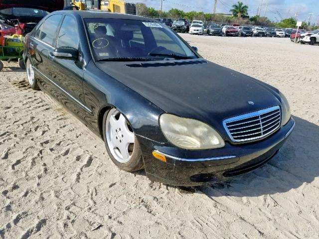 WDBNG75J91A185364 - 2001 MERCEDES-BENZ S 500 BLACK photo 1