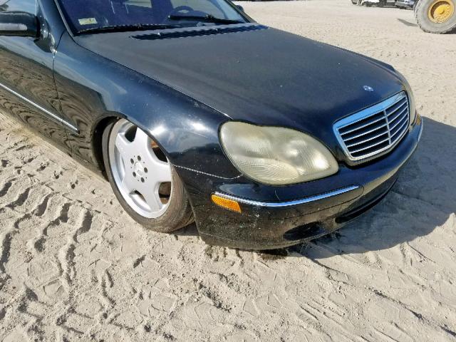 WDBNG75J91A185364 - 2001 MERCEDES-BENZ S 500 BLACK photo 9