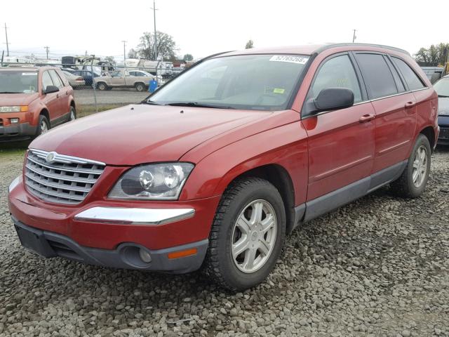 2A4GM68496R740636 - 2006 CHRYSLER PACIFICA T RED photo 2