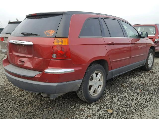 2A4GM68496R740636 - 2006 CHRYSLER PACIFICA T RED photo 4