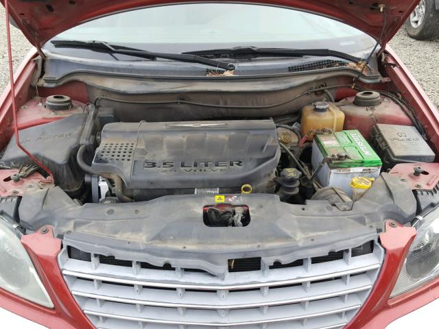 2A4GM68496R740636 - 2006 CHRYSLER PACIFICA T RED photo 7