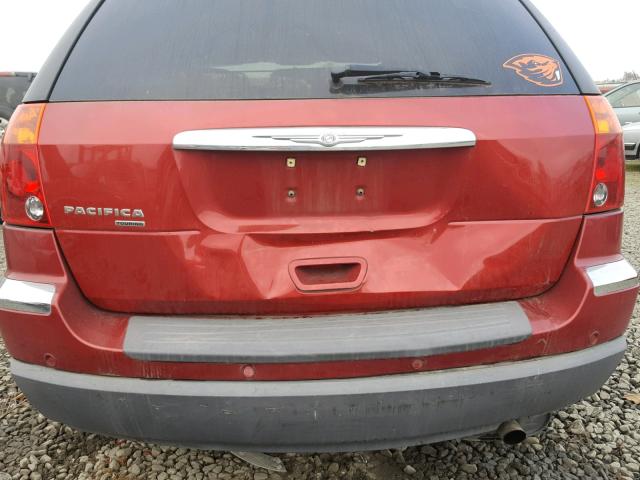 2A4GM68496R740636 - 2006 CHRYSLER PACIFICA T RED photo 9