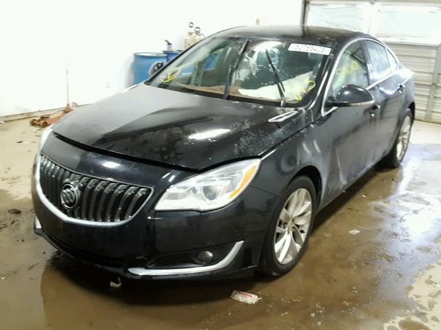 2G4GK5EX6G9154557 - 2016 BUICK REGAL BLACK photo 2