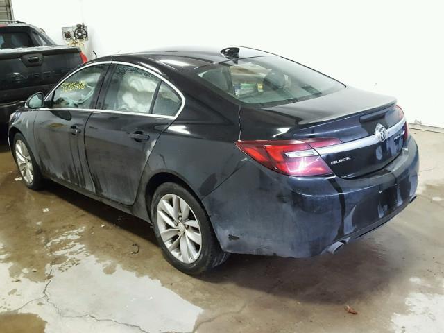 2G4GK5EX6G9154557 - 2016 BUICK REGAL BLACK photo 3