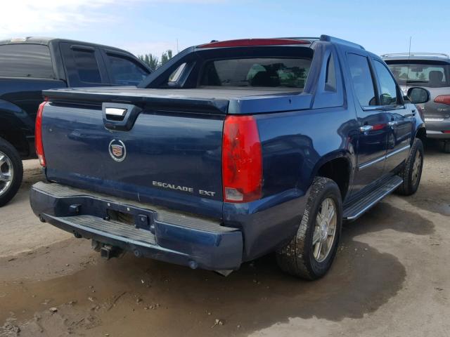 3GYFK62867G189487 - 2007 CADILLAC ESCALADE E BLUE photo 4