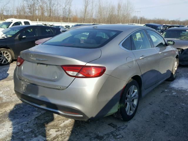 1C3CCCAB4GN109407 - 2016 CHRYSLER 200 LIMITE SILVER photo 4