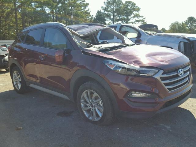 KM8J33A41JU662271 - 2018 HYUNDAI TUCSON LIM MAROON photo 1