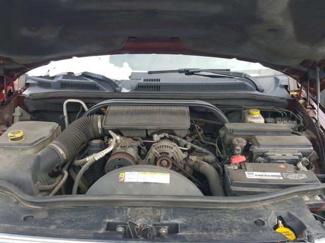 1J8HG48K07C626628 - 2007 JEEP COMMANDER წითელი ფოტო 7