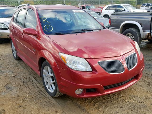 5Y2SM65876Z415920 - 2006 PONTIAC VIBE BURGUNDY photo 1