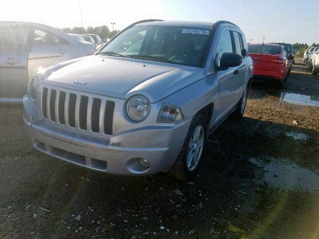 1J4FF47B59D202503 - 2009 JEEP COMPASS SP SILVER photo 2