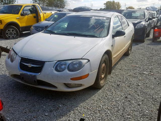 2C3HE66G01H608436 - 2001 CHRYSLER 300M WHITE photo 2