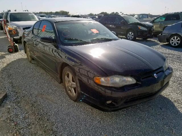 2G1WZ151X49338307 - 2004 CHEVROLET MONTE CARL შავი ფოტო 1