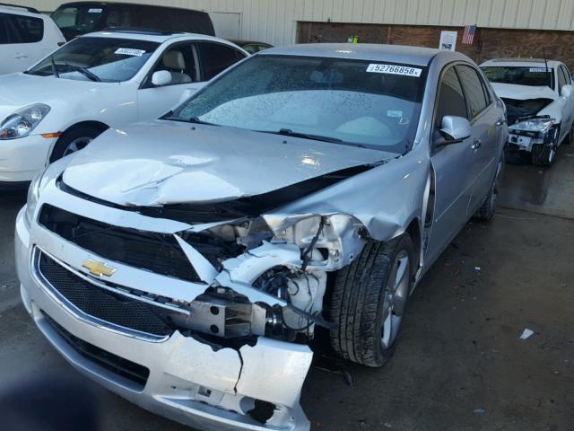 1G1ZC5EU8CF295379 - 2012 CHEVROLET MALIBU 1LT SILVER photo 2