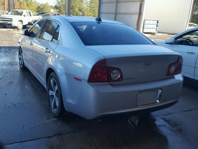 1G1ZC5EU8CF295379 - 2012 CHEVROLET MALIBU 1LT SILVER photo 3