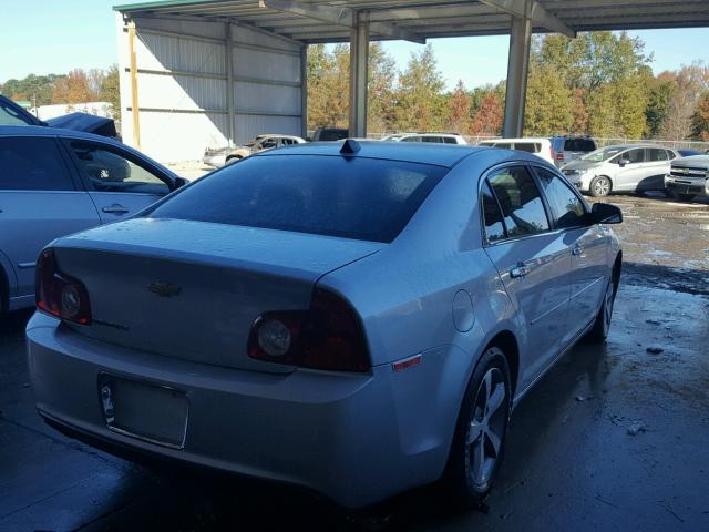 1G1ZC5EU8CF295379 - 2012 CHEVROLET MALIBU 1LT SILVER photo 4