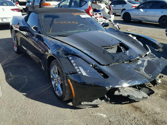 1G1YD3D74G5110961 - 2016 CHEVROLET CORVETTE S BLACK photo 1