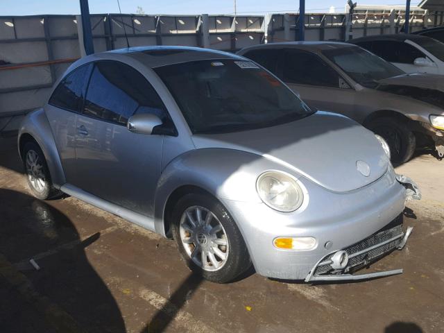 3VWCR31C85M413024 - 2005 VOLKSWAGEN NEW BEETLE SILVER photo 1