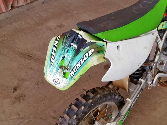 JKAKXTDC27A021733 - 2007 KAWASAKI KX100 D GREEN photo 9